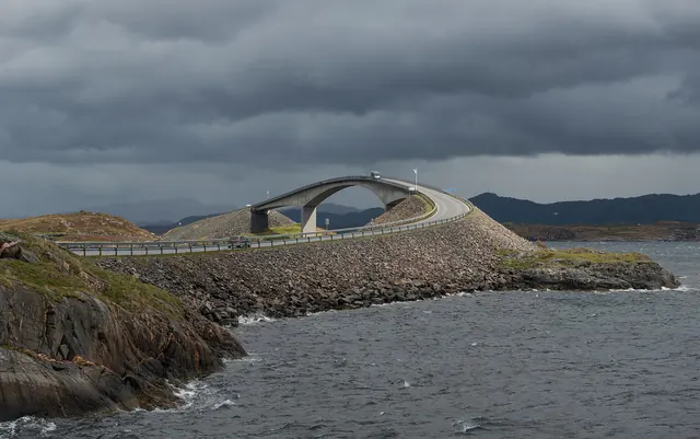 Storseisundet Bridge from the south-west